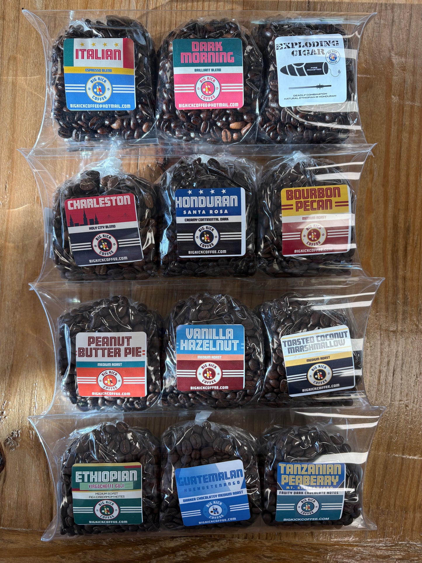 Big Kick Coffee Sampler - Flavored