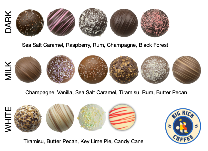 Dessert Truffle 4 Pack Variety