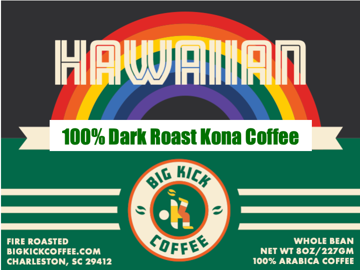 100% Dark Hawaiian KONA Coffee