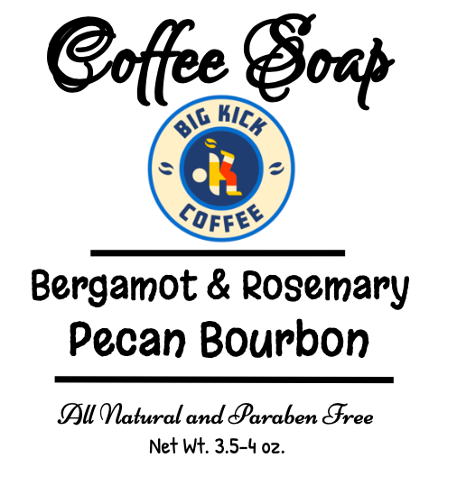 Bergamot & Rosemary Bourbon Pecan Coffee Soap